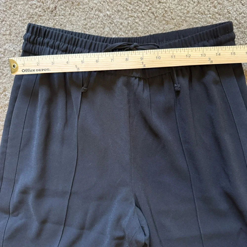 NWT Express High Waisted Seamed Ankle Jogger Pants Women Medium Black Lightweigh - Picture 9 of 10